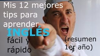 LAS 12 mejores técnicas para aprender inglés fácil y rápido LESSON 22 [upl. by Keffer]