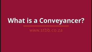 What is a Conveyancer [upl. by Nyrroc232]