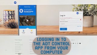 HOWTO Login to The ADT control app from your computer [upl. by Marbut]