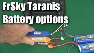 Battery options for the FrSky Taranis RC transmitter [upl. by Norma]