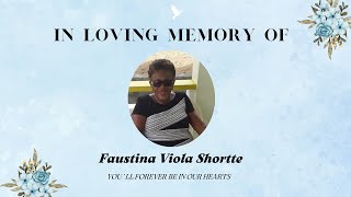 Celebrating The Life Of Faustina Viola Shortte [upl. by Quartas]