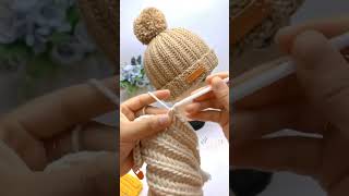 CROCHET HAT TUTORIALS 🤩shortsfeed shorts viralshorts music [upl. by Natividad]