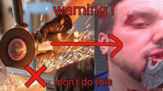 Angle grinder safety tips  how to angle grinder use [upl. by Violette]