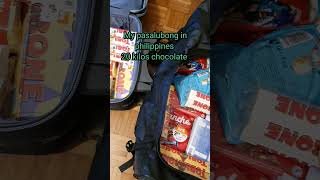 20 kilos chocolate pasalubong for my family in the philippines chocolate pasalubong philippines [upl. by Innis569]