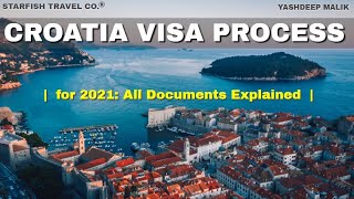 Croatia Visa Process amp Documents Required for India Citizens in 2021 in Hindi  हिंदी में [upl. by Notnef]