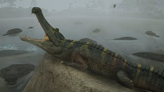 Land Of The Giant Crocodiles  Life of a Sarcosuchus  Path Of Titans [upl. by Barry]