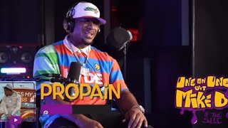 Propain stops by 1 on 1 W Mike D to chop up Game [upl. by Sonny]