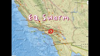 New 39 Earthquake with Eq swarm near Los Angeles California Saturday 972024 [upl. by Eeldivad]