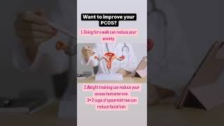 Want to improve your PCOS  Dtsharda By lifestyle changes youtubeshorts dietitian pcodtips [upl. by Eigger]