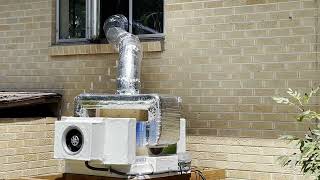 BETTER TO SEE THAN HEAR 2 ToR  7 kWatt Air Conditioner prototype tested in real conditions at home [upl. by Ahras658]