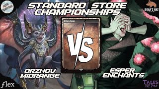 Orzhov Midrange VS Esper Enchants MTG Standard [upl. by Htebazle351]