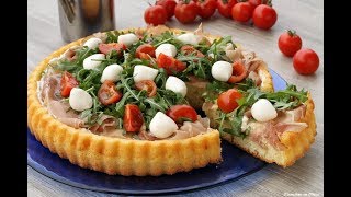 CROSTATA MORBIDA SALATA ricetta facile e veloce [upl. by Arrehs]