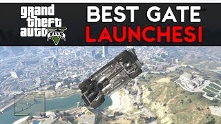 GTA 5 Online Funny Moments  BEST GATE LAUNCHES [upl. by Darill899]