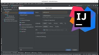 How to Create and Run a Java Project on IntelliJ IDEA  Run Java Program on IntelliJ IDEA [upl. by Shelagh888]