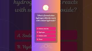 What is formed when hydrogen chloride reacts with sodium hydroxide quiz reaction hydrogen [upl. by Oinigih]