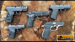 Top 5 380 ACP Double Stacked Handguns [upl. by Dorehs136]