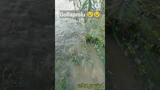 Gollaprolu floods 😢shortsviralsubscribemychannel [upl. by Acihsay]