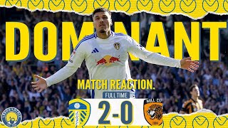 LEEDS UNITED 2  0 HULL CITY NEW SIGNINGS SHINE MATCH REACTION [upl. by Felisha]