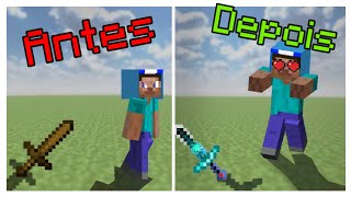 🟩Minecraft só que no MODO FACIL🟩 [upl. by Nanji]