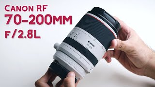 Canon RF 70200mm f28L UNBOXING amp FIRST LOOK [upl. by Aved]