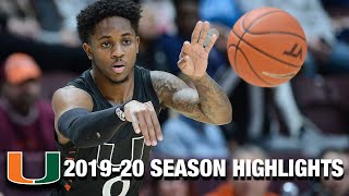 Chris Lykes 201920 Season Highlights  Miami Guard [upl. by Nimzaj]