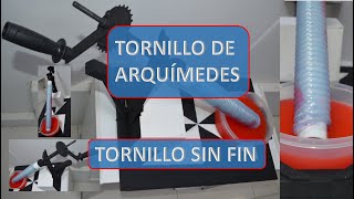 El tornillo de Arquímedes como funciona y su origen [upl. by Allesig]