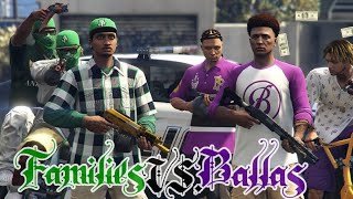 GTA 5  Families Vs Ballas [upl. by Renado970]