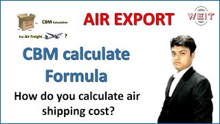 How do you calculate air shipping cost  Import Export Trainer  Pravesh Forwarder [upl. by Foulk]