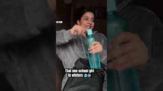 Part1 that one school girl in winters ❄️🥶 ytshorts shortsfeed viralvideo trending shorts [upl. by Minni]