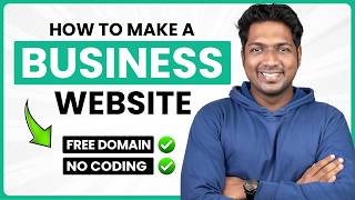 How to Create a Business Website Using AI  No Coding  2024 [upl. by Kiah]