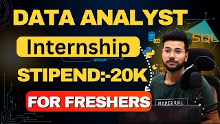 How To get Your FIRST Data Analyst Job With No Experience 2024  Data Science Work From Home Intern [upl. by Anileme]