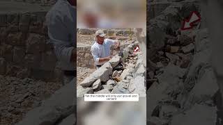 Stone Wall Artistry in Syria 🧱 MasterMason 🔨 [upl. by Konstance]