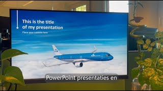 Indrukwekkende PowerPoint templates voor KLM [upl. by Todd118]