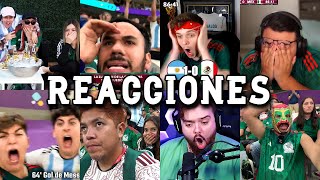 Las Mejores Reacciones de Youtubers al Argentina 20 México 1 [upl. by Judie]