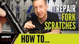 Stanchion  Dropper Post Scratch Repair  GMBN Tech How To [upl. by Anuaik]