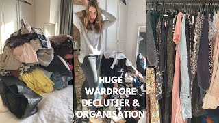 HUGE WARDROBE DECLUTTER amp ORGANISATION  MARIE KONDO STYLE  Kerry Lockwood [upl. by Mcgruter]