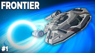 DANGEROUS FTL JUMP  Space Engineers Frontier  Ep 1 quotNew Dawnquot [upl. by Gustaf]