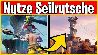 Fortnite Nutze verschiedene Seilrutschen Bester Seilrutschen Ort [upl. by Odlabso]