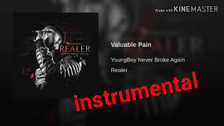 NBA Youngboy  Valuable Pain instrumental [upl. by Eerased]