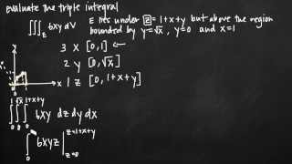 Triple integrals KristaKingMath [upl. by Purdy908]