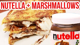 Nutella Marshmallow French Toast [upl. by Giraldo]