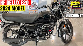 New Hero HF Deluxe Black Edition 2024 Model  Best 100cc Bike [upl. by Myer]