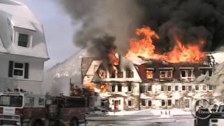 Colebrook Chronicle  January 6 2013 BREAKING NEWS  Balsams Dormitory Controlled Burn [upl. by Nnaynaffit257]