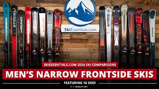 2024 Mens Narrow Frontside 6575 mm Ski Comparison with SkiEssentialscom [upl. by Arek677]