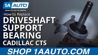 How to Replace Driveshaft Center Support Bearing 0307 Cadillac CTS [upl. by Yenroc918]