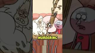 Rigby ACTUALLY DIES while Armwrestling 😭💪🏻 regularshow cartoon shorts [upl. by Ahsatel8]