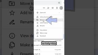 How to Move Files into Google Drive Folders [upl. by Juni]