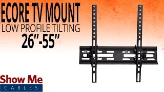 How To Install A Low Profile Tilting TV Mount For TVs Between 26quot To 55quot 17315001 [upl. by Bhatt213]