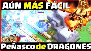 Como ATACAR el PEÑASCO DE DRAGONES en 2 ataques 🐲 en la CAPITAL del clan CLASH OF CLANS [upl. by Baese238]