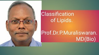 Classification of Lipids Muralis Simplified Biochemistry [upl. by Kowal]